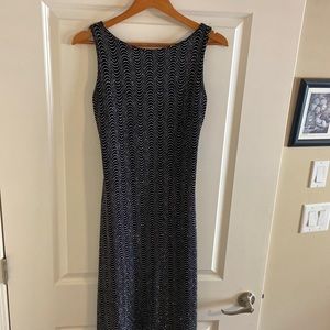 Black Maxi formal pattern gown